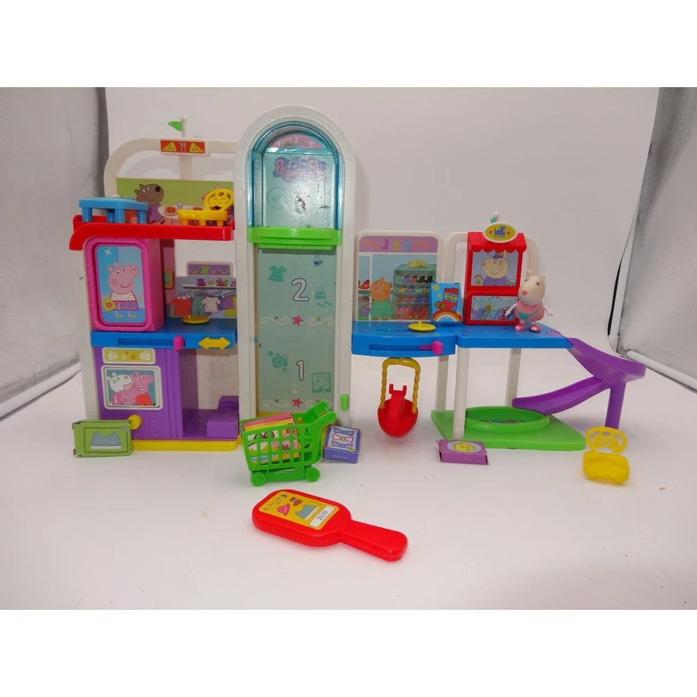 Peppa Pig Shopping Mall Center with Working Elevator‎ Accessories and Pig